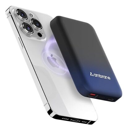 Ambrane Magsafe Wireless 10000Mah Fast Charging USB Type-C Input Power Bank